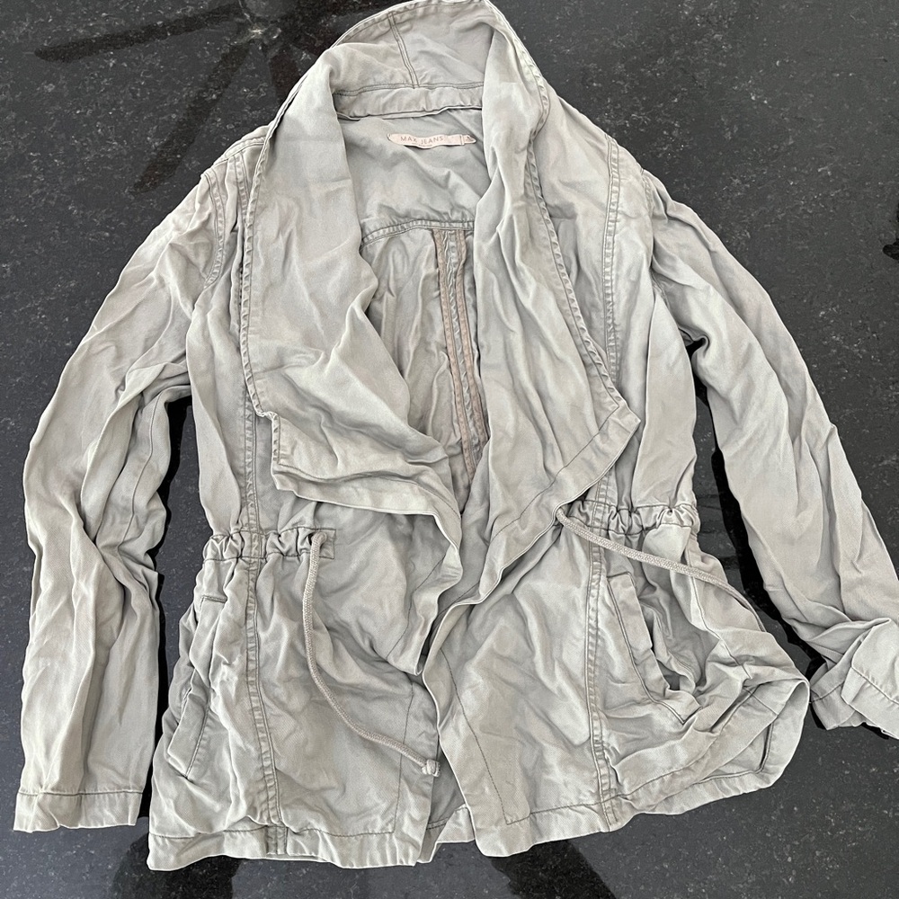 Max Jeans Jacket Size Medium Green